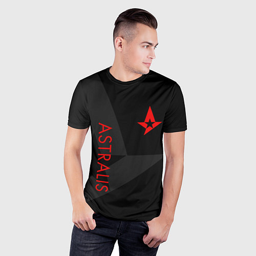 Мужская спорт-футболка Astralis: Dark Style / 3D-принт – фото 3