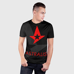 Футболка спортивная мужская Astralis: Black Style, цвет: 3D-принт — фото 2