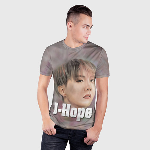 Мужская спорт-футболка BTS J-Hope / 3D-принт – фото 3