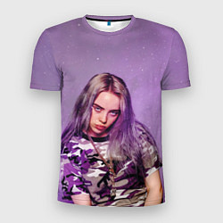 Футболка спортивная мужская Billie Eilish: Violet Fashion, цвет: 3D-принт