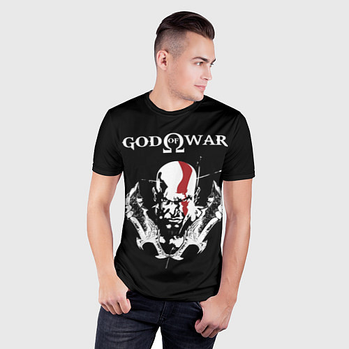 Мужская спорт-футболка God of War: Kratos / 3D-принт – фото 3