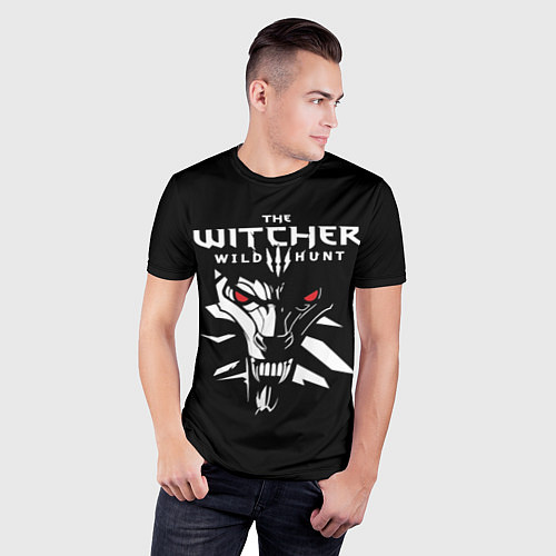 Мужская спорт-футболка The Witcher 3: Wild Hunt / 3D-принт – фото 3