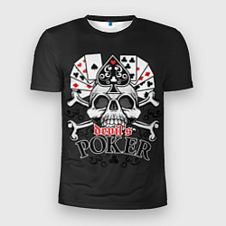 Футболка спортивная мужская Poker devils, цвет: 3D-принт