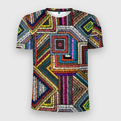Футболка спортивная мужская Этнический ковровый орнамент, цвет: 3D-принт