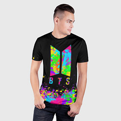Футболка спортивная мужская BTS: Mood Paint, цвет: 3D-принт — фото 2