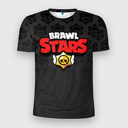 Футболка спортивная мужская Brawl Stars: Black Team, цвет: 3D-принт