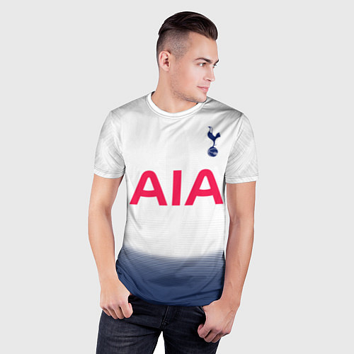 Мужская спорт-футболка FC Tottenham: Son Home 18-19 / 3D-принт – фото 3