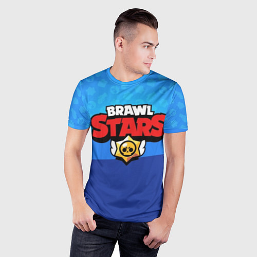 Мужская спорт-футболка Brawl Stars / 3D-принт – фото 3