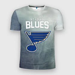 Футболка спортивная мужская St Louis Blues, цвет: 3D-принт