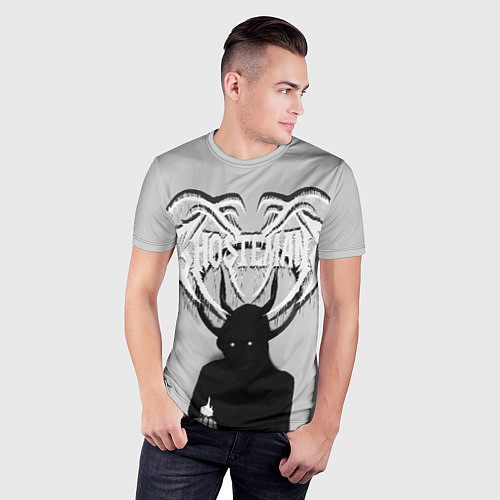 Мужская спорт-футболка Ghostemane / 3D-принт – фото 3
