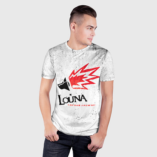 Мужская спорт-футболка Louna / 3D-принт – фото 3
