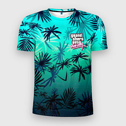 Мужская спорт-футболка GTA пальмы