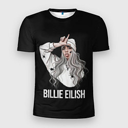 Футболка спортивная мужская BILLIE EILISH, цвет: 3D-принт