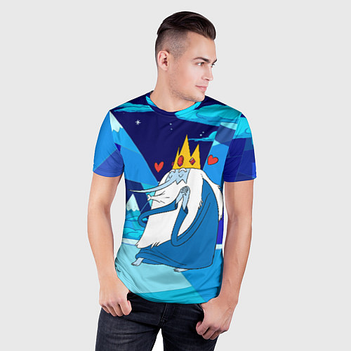 Мужская спорт-футболка Ледяной король / 3D-принт – фото 3