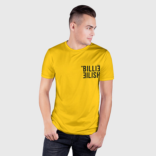 Мужская спорт-футболка BILLIE EILISH: Reverse / 3D-принт – фото 3