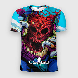 Футболка спортивная мужская CS GO monster, цвет: 3D-принт