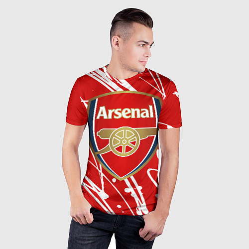 Мужская спорт-футболка Arsenal / 3D-принт – фото 3