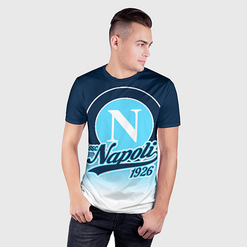 Мужская спорт-футболка Наполи ФК / 3D-принт – фото 3