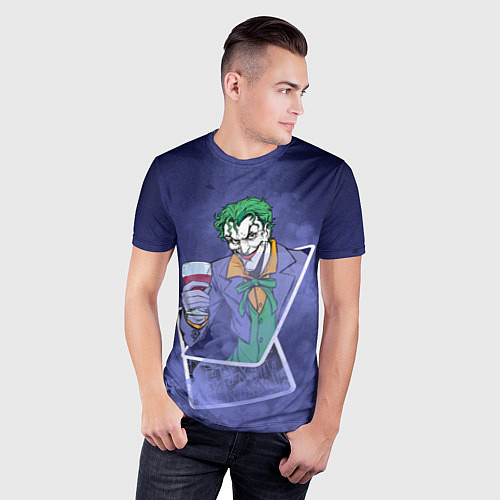 Мужская спорт-футболка Joker from cards / 3D-принт – фото 3