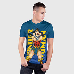 Футболка спортивная мужская Wonder Woman, цвет: 3D-принт — фото 2