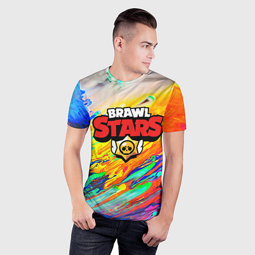 Мужская спорт-футболка BRAWL STARS / 3D-принт – фото 3
