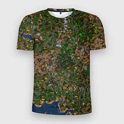 Мужская спорт-футболка Карта в Heroes 3