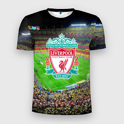 Футболка спортивная мужская FC Liverpool, цвет: 3D-принт