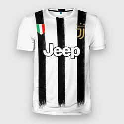 Футболка спортивная мужская Juventus home 20-21, цвет: 3D-принт