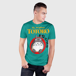 Футболка спортивная мужская Totoro, цвет: 3D-принт — фото 2