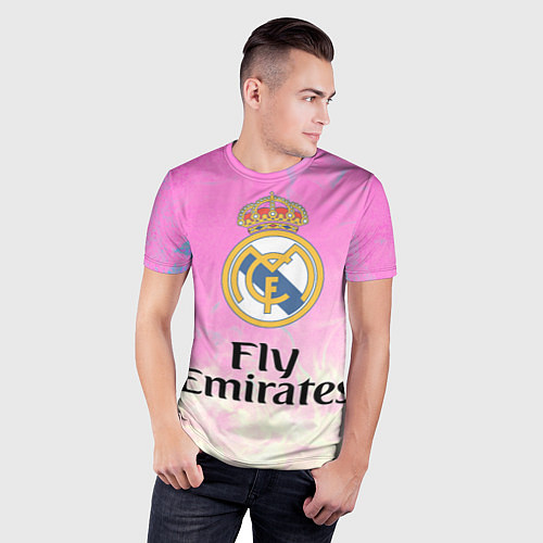 Мужская спорт-футболка Реал Мадрид / 3D-принт – фото 3