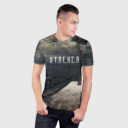 Мужская спорт-футболка НОВЫЙ СТАЛКЕР / 3D-принт – фото 3
