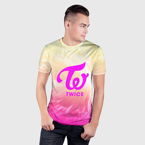 Мужская спорт-футболка TWICE / 3D-принт – фото 3