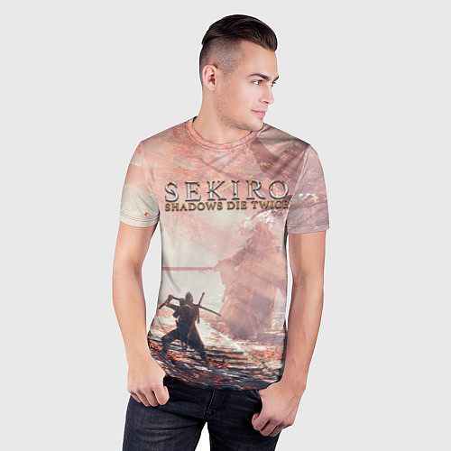 Мужская спорт-футболка Sekiro - Boss Fight / 3D-принт – фото 3