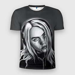 Футболка спортивная мужская BILLIE EILISH, цвет: 3D-принт