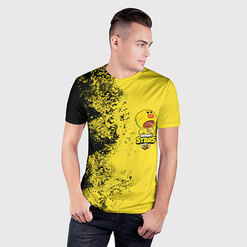 Мужская спорт-футболка Brawl Stars SALLY LEON / 3D-принт – фото 3
