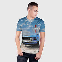Футболка спортивная мужская Mustang, цвет: 3D-принт — фото 2