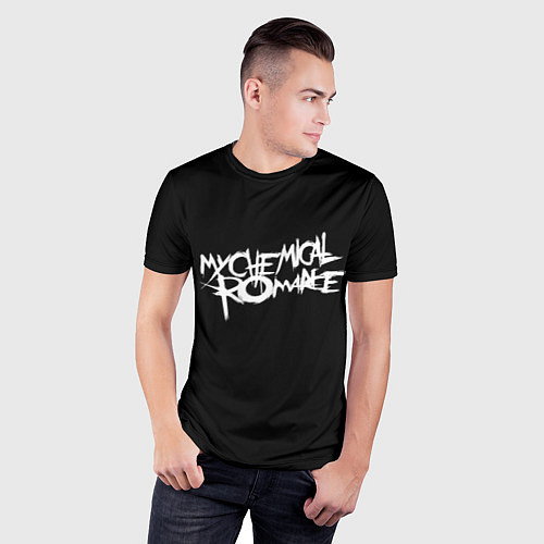 Мужская спорт-футболка My Chemical Romance spider / 3D-принт – фото 3