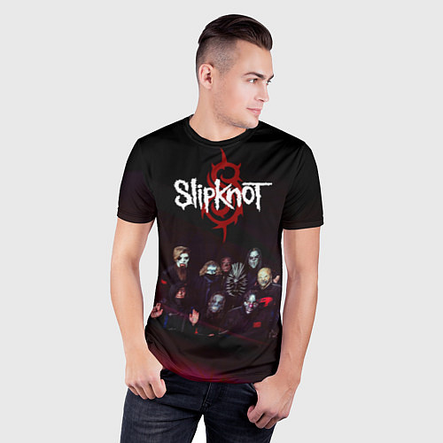 Мужская спорт-футболка Slipknot / 3D-принт – фото 3