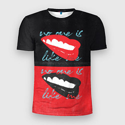 Футболка спортивная мужская No one is like me, цвет: 3D-принт