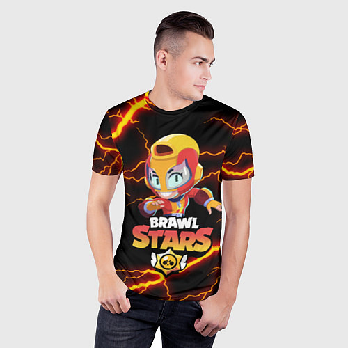 Мужская спорт-футболка BRAWL STARS MAX / 3D-принт – фото 3