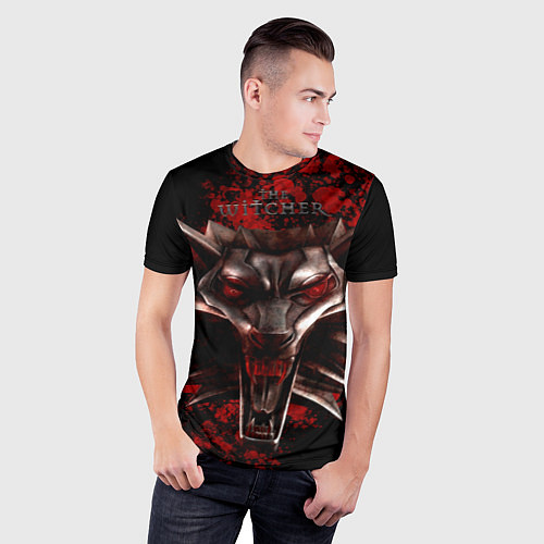 Мужская спорт-футболка The Witcher / 3D-принт – фото 3