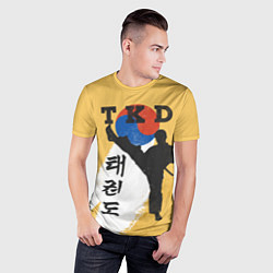 Футболка спортивная мужская TKD, цвет: 3D-принт — фото 2