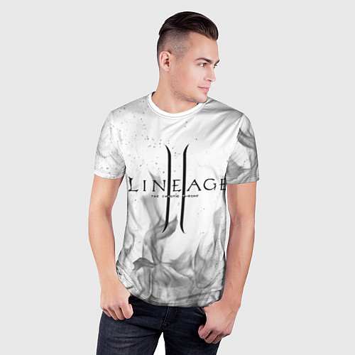 Мужская спорт-футболка LINEAGE 2 / 3D-принт – фото 3