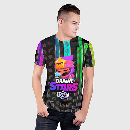 Мужская спорт-футболка BRAWL STARS SANDY / 3D-принт – фото 3