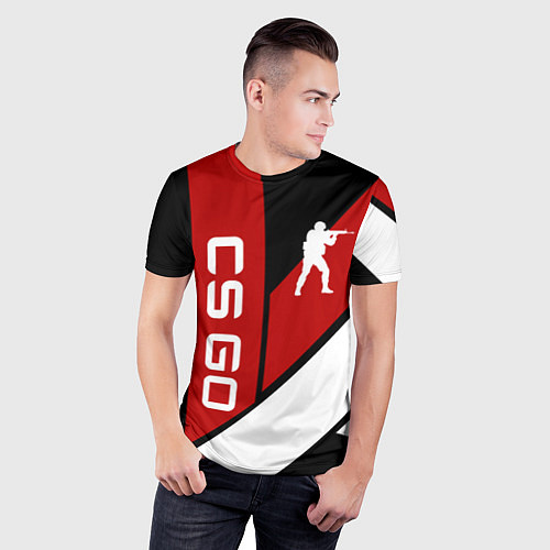 Мужская спорт-футболка CS GO / 3D-принт – фото 3