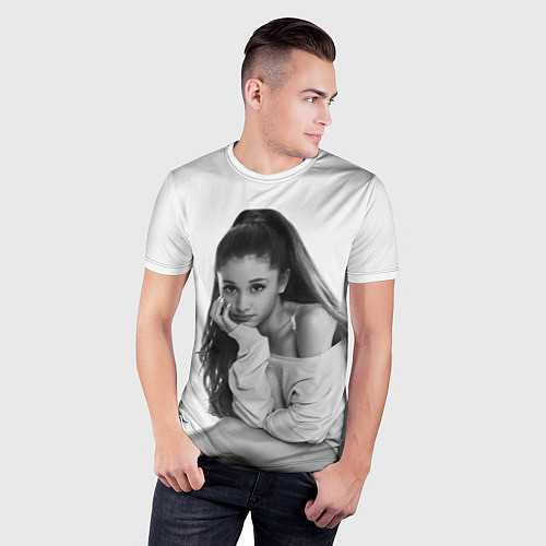 Мужская спорт-футболка Ariana Grande Ариана Гранде / 3D-принт – фото 3