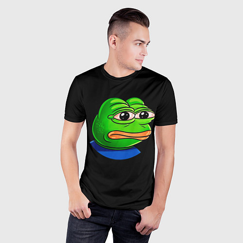 Мужская спорт-футболка Frog / 3D-принт – фото 3