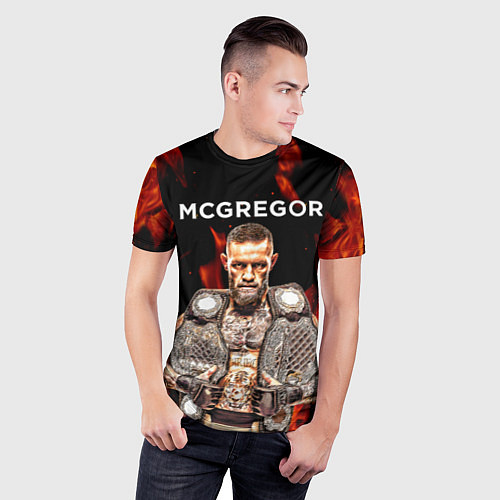 Мужская спорт-футболка CONOR McGREGOR / 3D-принт – фото 3