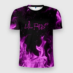 Мужская спорт-футболка LIL PEEP FIRE