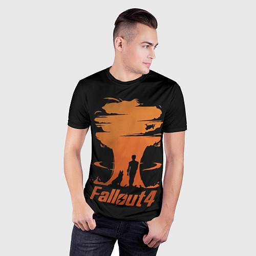Мужская спорт-футболка Fallout 4 / 3D-принт – фото 3